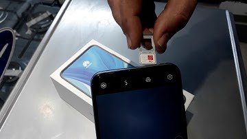 Huawei Y9S 2020 First Setup Active Insert nano Sim and Sd card
