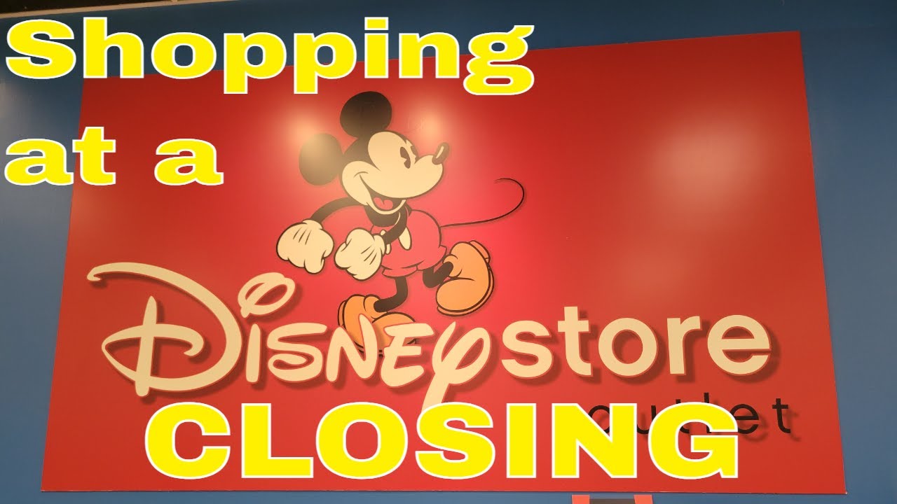 Shopping at a closing Disney Store Arizona Mills YouTube