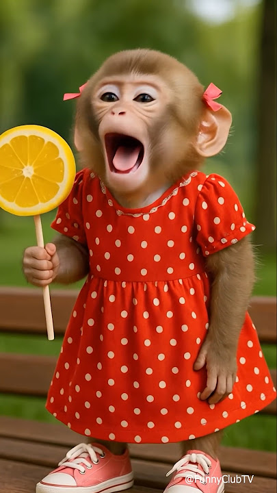 The monkey is so cute๐๐๐ funny video #funny #cute