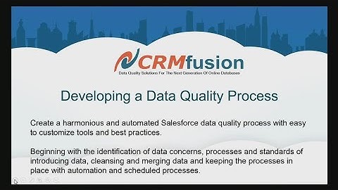 Developing an Automated Data Quality Process