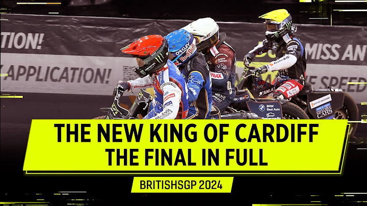 The Cardiff King reclaims his Crown 👑 | FIM Speedway Grand Prix