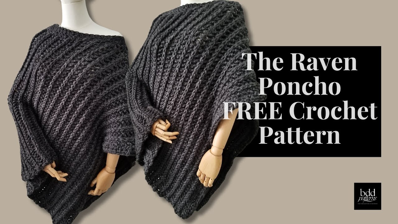 Get Ready for the EASIEST Crochet Poncho Pattern Ever!