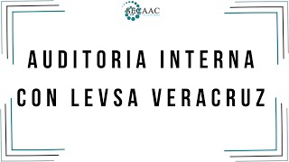 AUDITORIA INTERNA CON LEVSA VERACRUZ