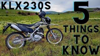 KLX230S | 5 Things to know before buying one screenshot 5