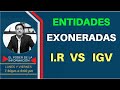 Se encuentra gravado con el IGV los servicios prestados por una entidad inafecta del IR?