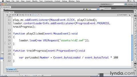 0804 Creating a timeline based preloader to load an external SWF file
