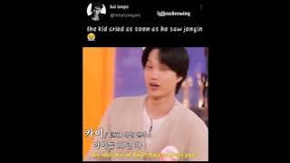 Kid cries after seeing EXO KAI