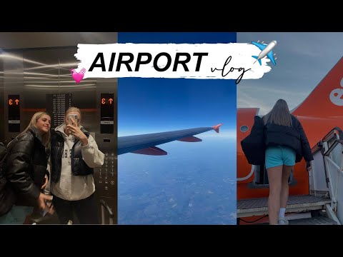COME TO THE AIRPORT WITH ME! | TRAVEL VLOG | Lily Corcoran