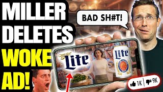 Miller Lite PANIC As Woke Ad Gets RATIO'd, Unlisted | Boycott Called | 'The Next Bud Light!'