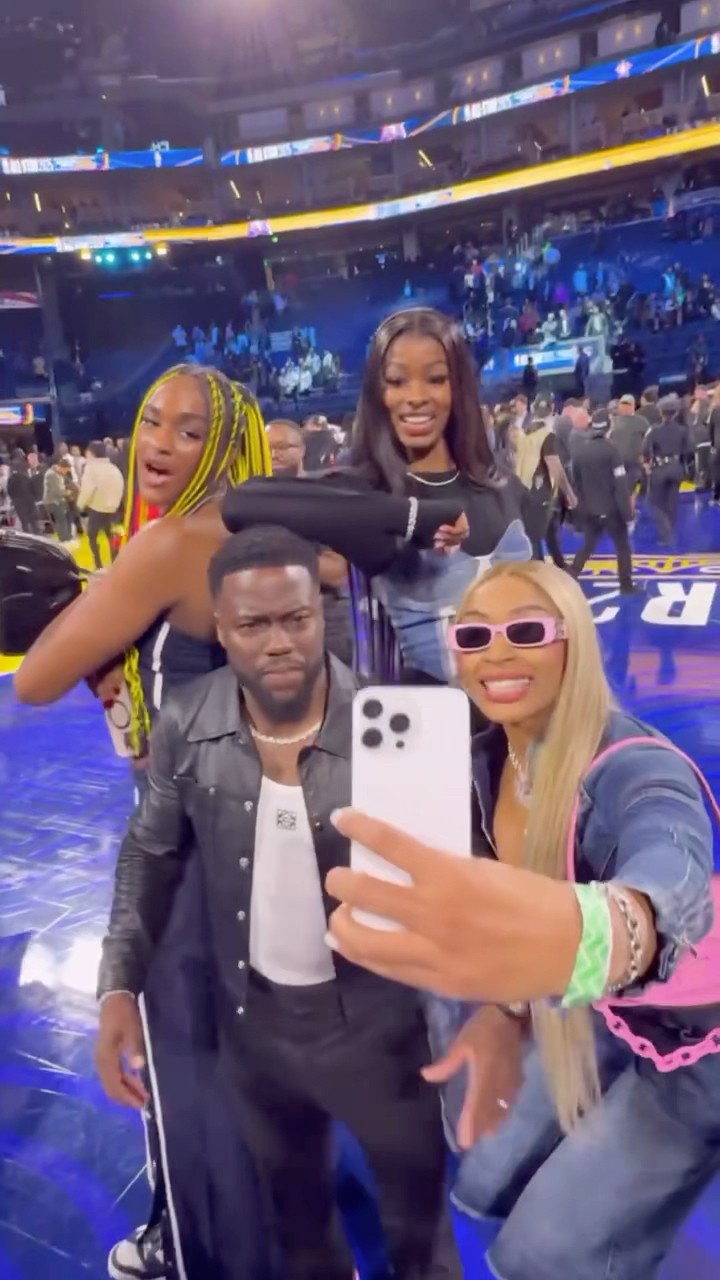 The W ladies were clowning Kevin Hart about his height ?