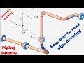 Bagaimana cara membaca gambar Isometrik perpipaan? Gambar Isometrik Perpipaan