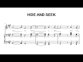 Imogen Heap - Hide and Seek - Piano Cover / Piano Sheet Music (PDF Download)
