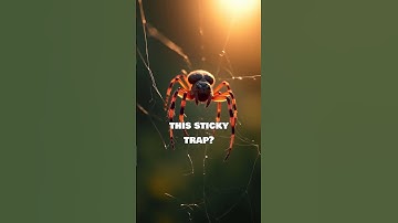 Spiders Can’t Get Stuck in Their Own Web?! 🕷️🕸