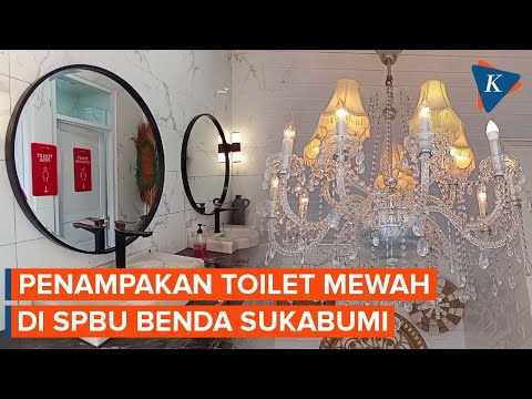 Intip Mewahnya Toilet SPBU di Sukabumi, Seperti di Hotel Berbintang