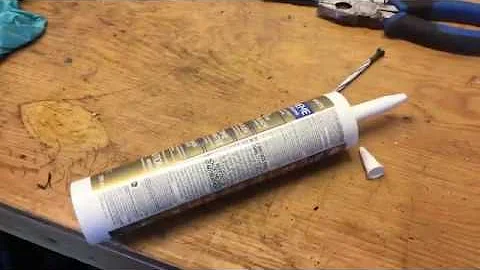 Caulking Coming out the back Fix