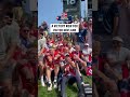 Viktor Hovland and Norways fans brought out the Viking Row post-victory