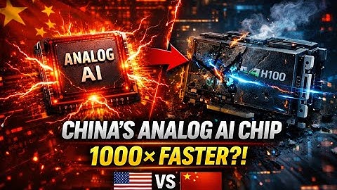 China’s Analogue AI Chip 1000x Faster Than NVIDIA GPU