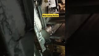 Cutting Steel Round Rod 4 inch with Metal Band Saw #Shorts