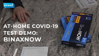 At-Home COVID-19 Test Demo: BinaxNOW