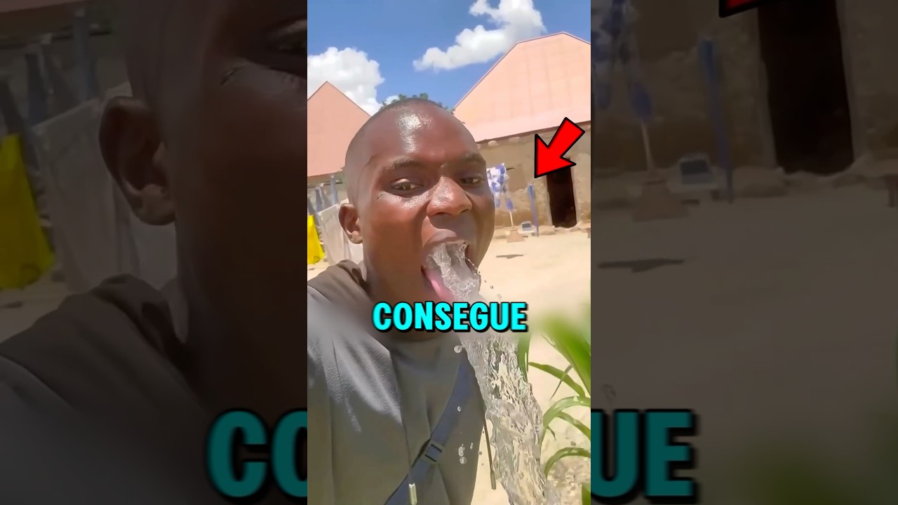Como esse homem consegue esguichar água pela boca como uma mangueira? 😱