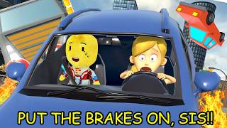 DON'T CRASH THE CAR, LIL' SIS!! screenshot 3
