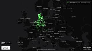 Earthtime wind Europe by Jesper Berggreen 845 views 5 years ago 7 seconds
