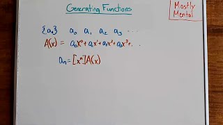 Famous Generating Functions - Powerful Counting Net Worth