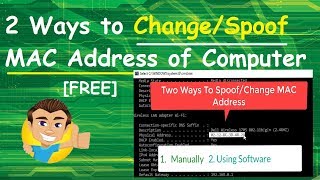 2 Simple Way to Change/Spoof MAC Address In Windows 10/8/7 FREE