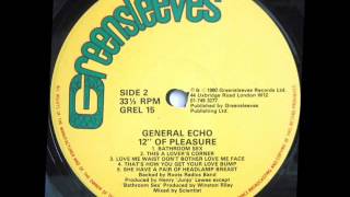 Vignette de la vidéo "General Echo - This A Lover's Corner (12'' Of Pleasure - 1980)"