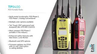 P25 Phase 2 Portable Radio Tait Communications