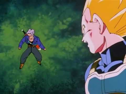 GOKU DESCOBRE QUE TRUNKS É FILHO DE BULMA E DE VEGETA 