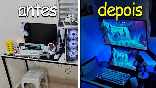 MONTEI meu setup/quarto dos sonhos em 2024! (R$?)