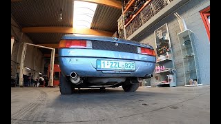 BMW 323i stainless steel exhaust sound