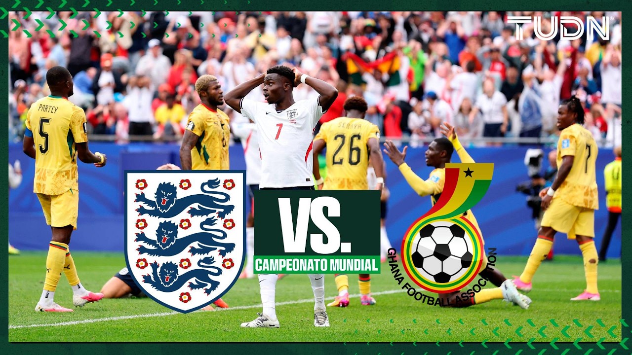 Inglaterra no pudo con Ghana y deja escapar puntos clave en el Campeonato Mundial | TUDN