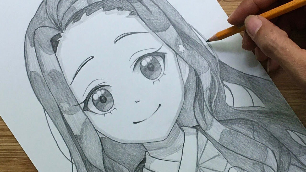 How to Draw Nezuko - Kimetsu no Yaiba | Drawing Simple Anime ...