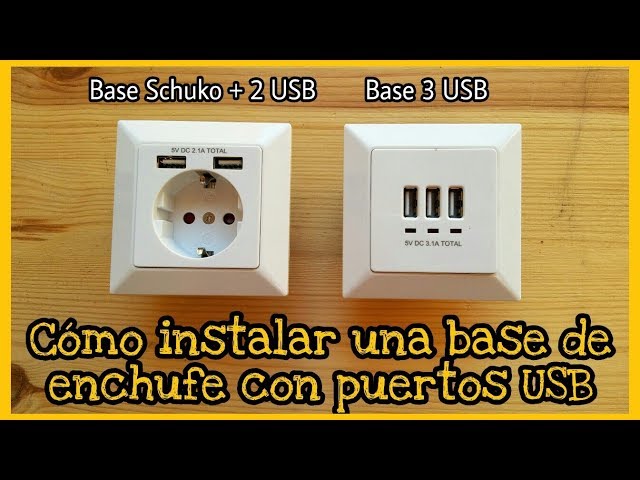 Guía completa para instalar enchufes con tomas USB