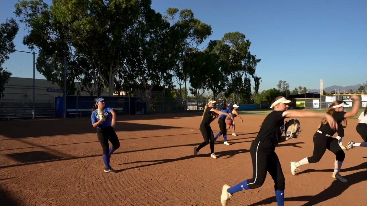 Girls Fastpitch Softball Outfield Drills YouTube