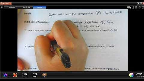 Sampling Distribution of Proportions Simulation