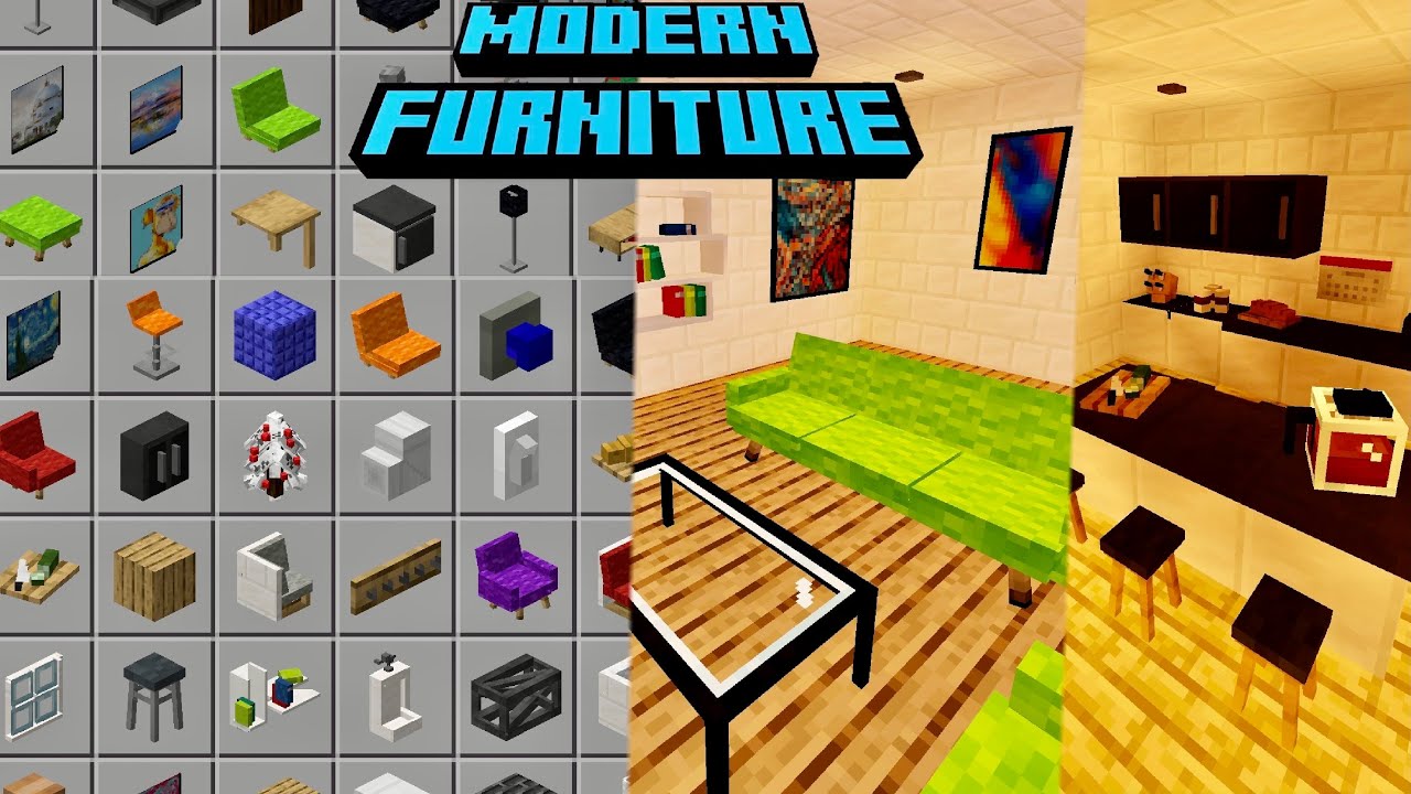 How to Download Minecraft BONY162 Furniture Mod