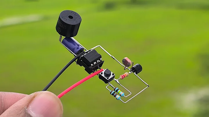 Laser Beam Security Alarm – Easy NE555 Timer Project