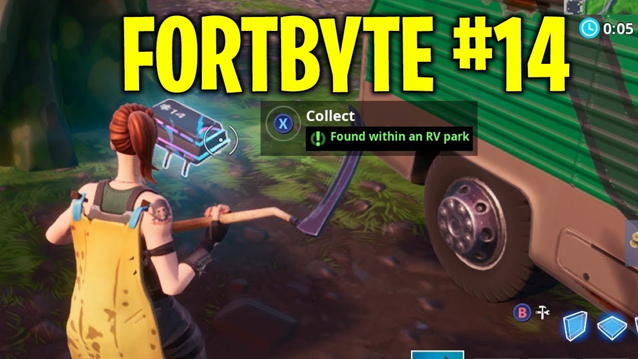 Fortnite - Fortbyte #14  Found within an RV Park (Location)