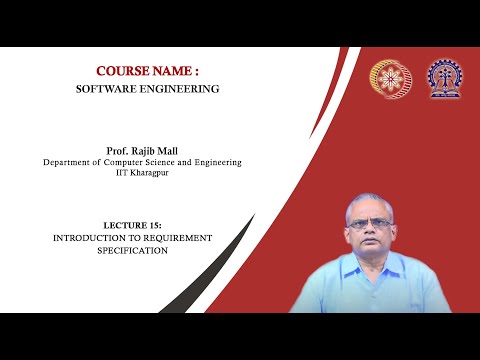 Lecture 15: Introduction to requirement specification