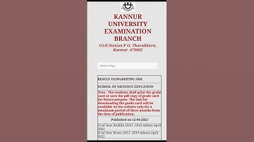 2nd year degree Sde exams 2022 results published