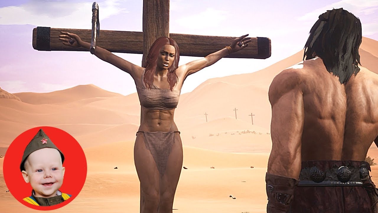 Conan Exiles 18 Ps4 Single Player Escape The Desert Scrubber Gets Rescued Episode 1 Youtube