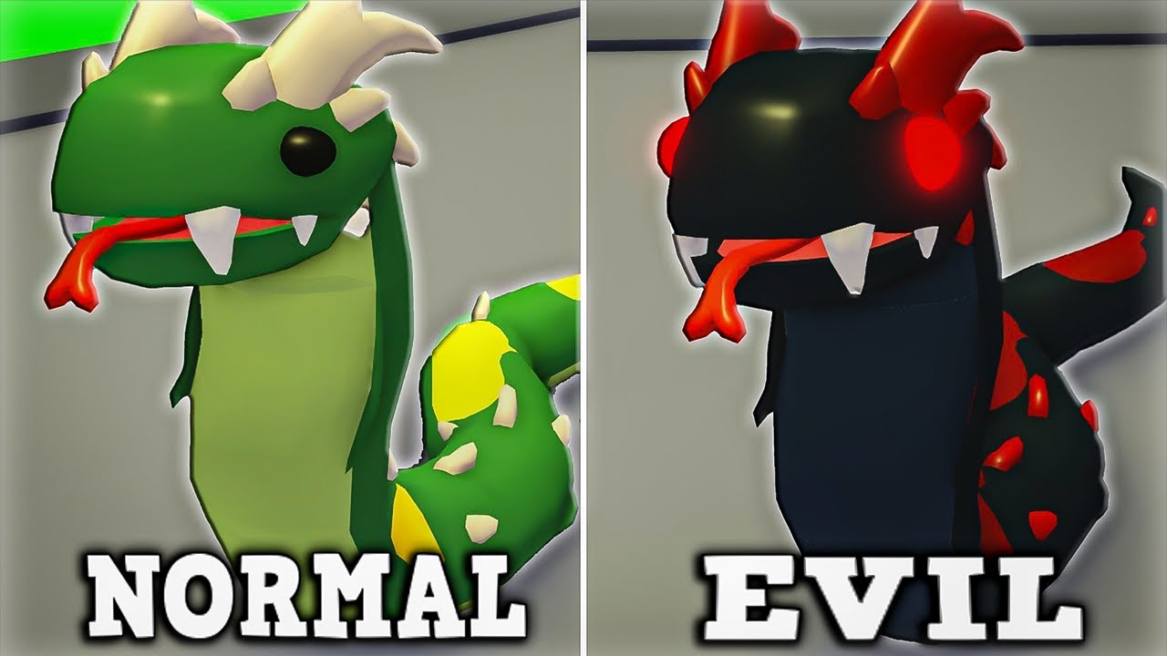 Adopt Me Normal vs Evil Basilisk Comparison Who is Better ? YouTube