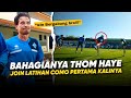 Disambut bahagia skuad como  kehadiran thom haye di latihan como 1907 siap untuk serie a