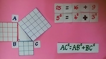 Pythagoras theorem stop motion studio video