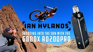 Shooting into the sun in California with the Godox AD200Pro