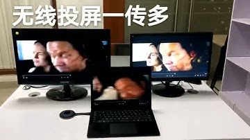 4K wireless screen transmitter: supports simultaneous display of 1 to 9 screens