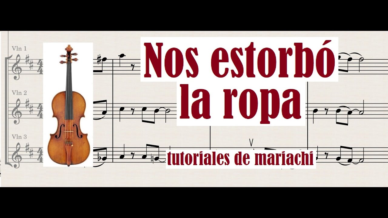 Nos estorbo la ropa Violin